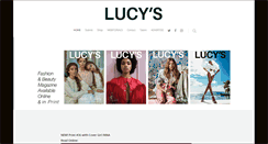 Desktop Screenshot of lucysmagazine.com